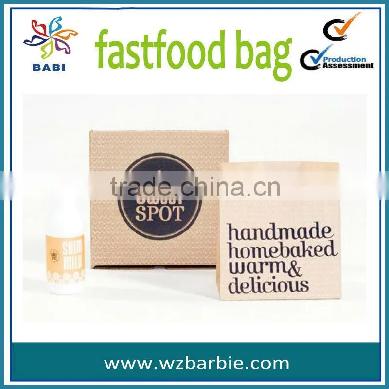 fastfood kraft paper bag
