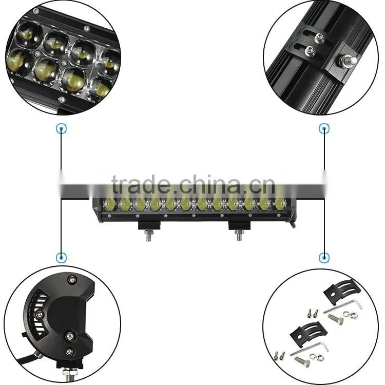 Top quality waterproof high power 12 volt flood beam led light bar for car