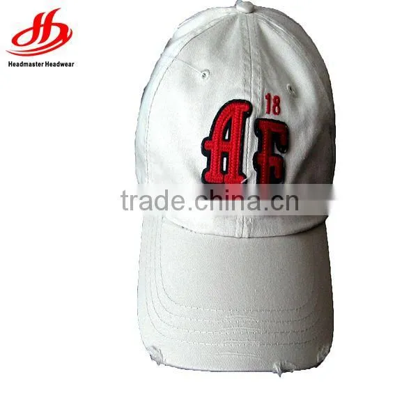Custom 6 panel cotton embroidery golf hats baseball caps