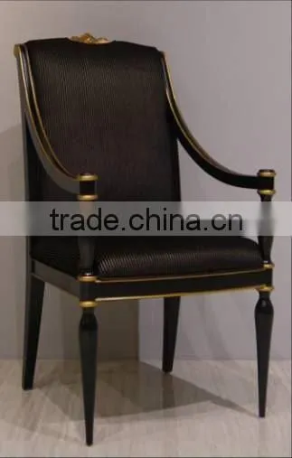 European new design solid wood chair leather chair with foshan guangzhou china