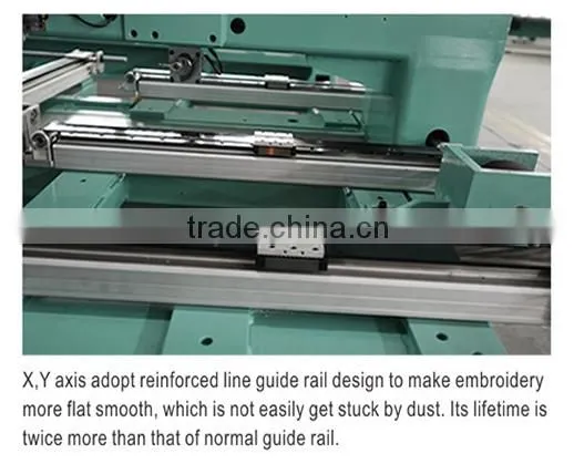 High speed coiling mixed computerized embroidery machine