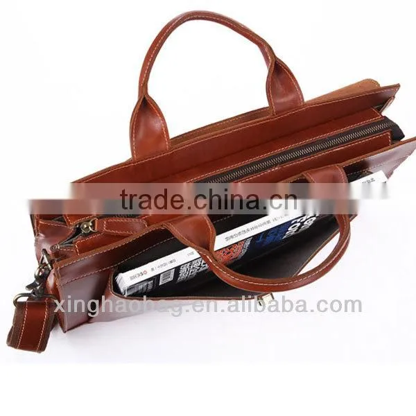 2014 high quality briefcase sling bag for business men