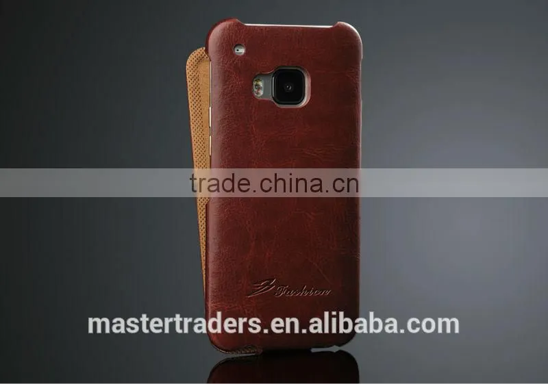 Original Fashion 64 Grain Flip PU Leather Case For HTC One M9 MT-3555