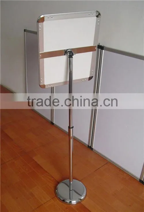 Aluminum poster stand