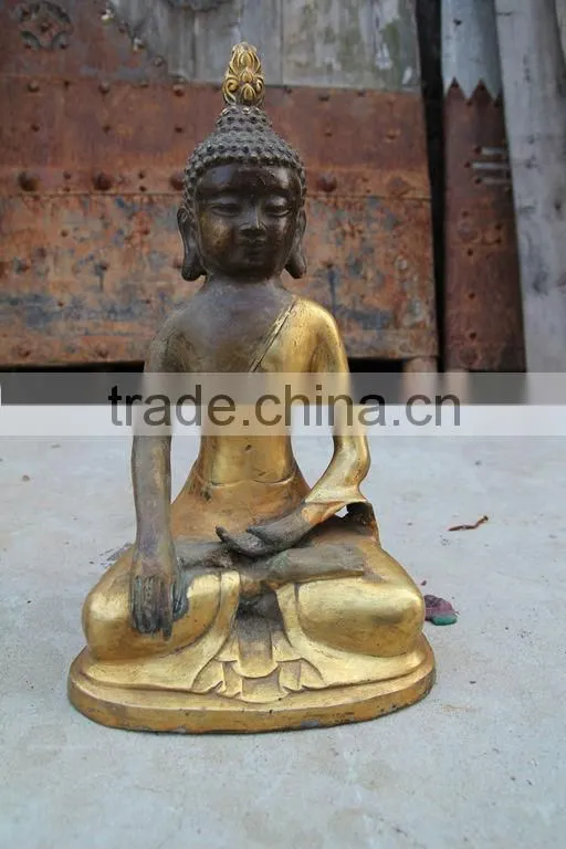 old bronze buddha