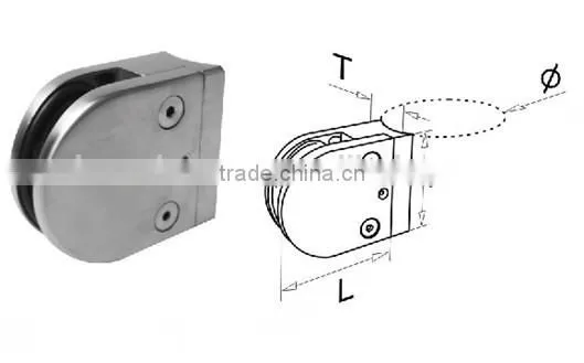 stainless steel glass panel clamp/glass panel clamp GC-11