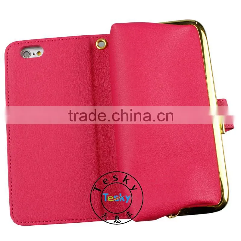 for iphone 6 plus cover cases purse leather, phone cover for iphone 6