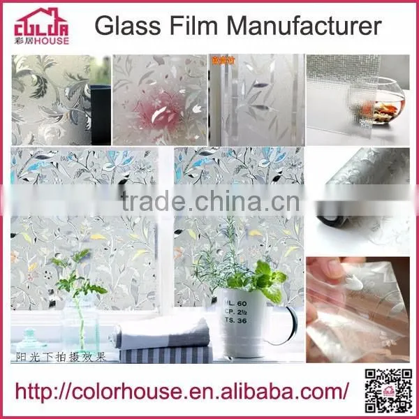 removable static cling window film cling film