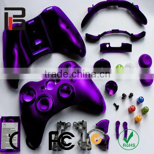 Hot item for xbox360 controller chrome parts for xbox360 controller