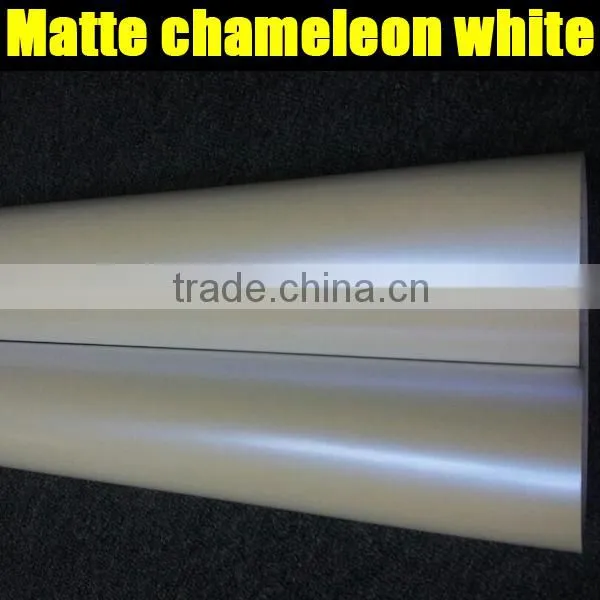 Popular Matte chameleon pearl white to purple with air bubble