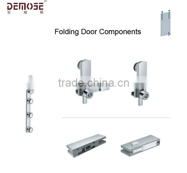 Frameless Office Entrance Folding Glass Door Price DMS-002