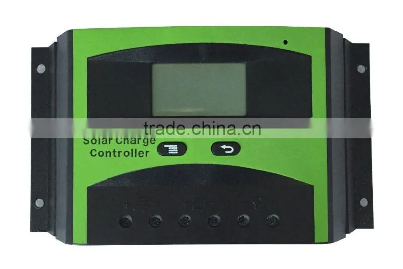 30A/40A 12V/24V pwm solar charge controller for off-grid solar system