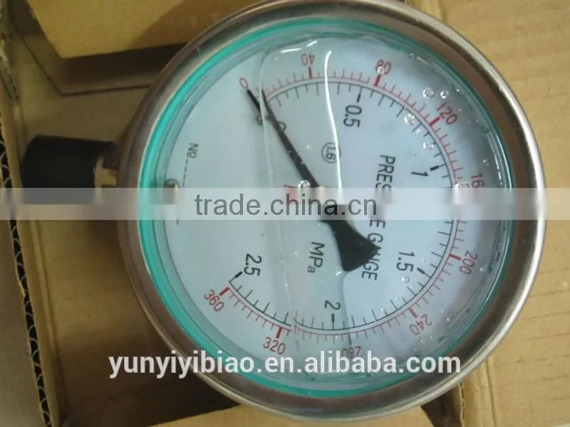 100mm Oil filled Pressure Gauge