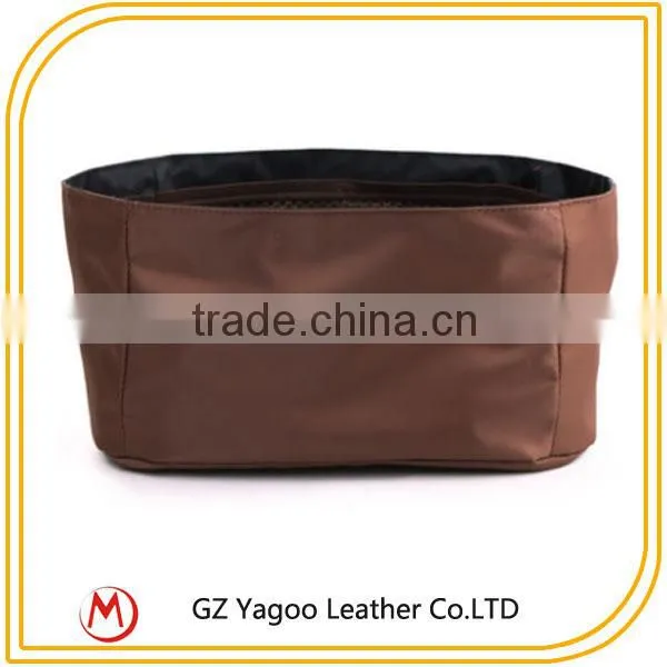 Newest Canvas Non-zipper Cosmetic Bags Cases with Compartments