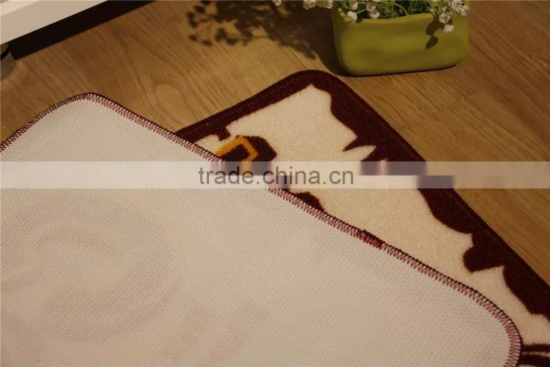 Loop pile microfiber chenille area yoga mat