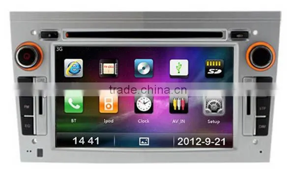 7inch double din car digital dvd player for Opel Antara