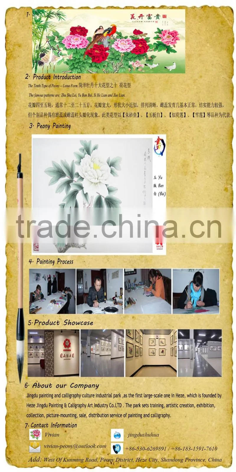 100% Flower art handmade painting wall art painting house painting