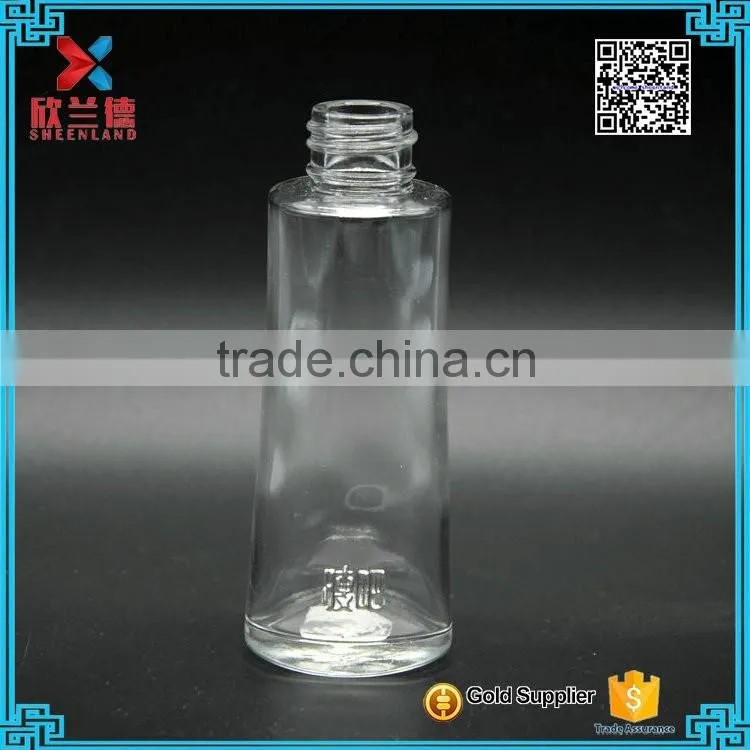 cylinder Screw Sealing perfume bottle empty glass bottle 50ml