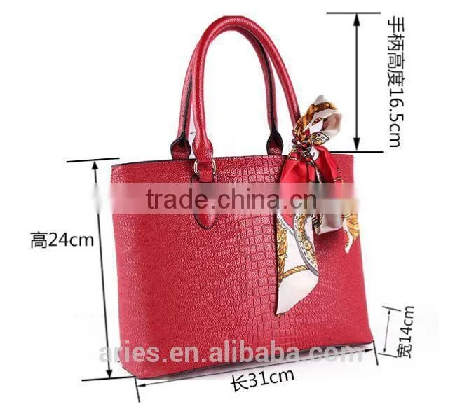 Europe newest style fashion ladies shoulder bag, new design ladies hand shopping bag