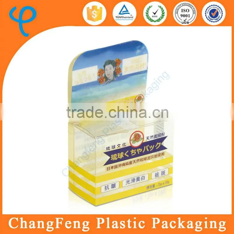 Environmental packaging box for facial cream packaging
