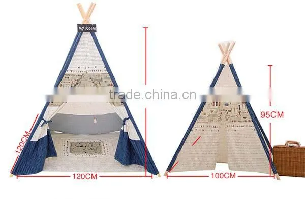 Children play cotton tent indoor game house Indian children photography tent baby toys.