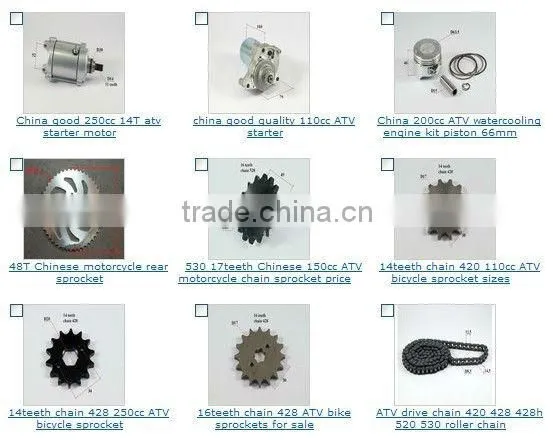 50cc ATV centrifugal clutch