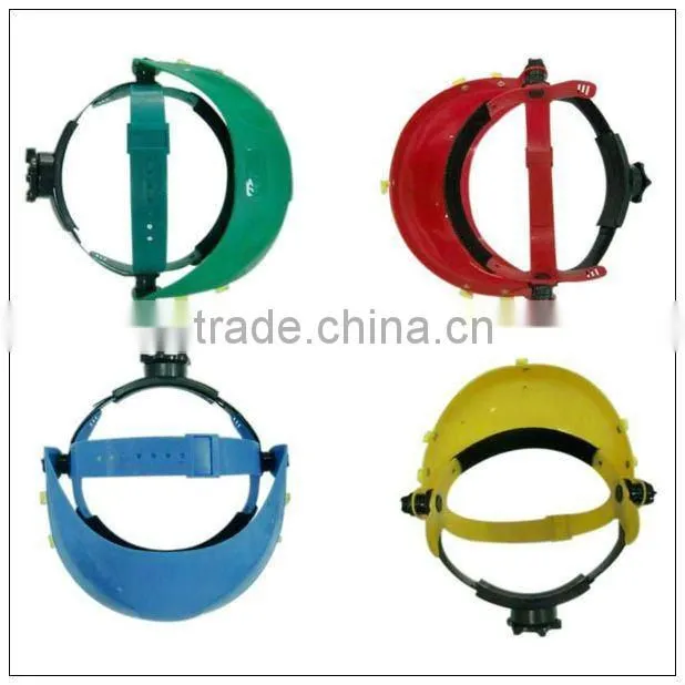 2016 hot selling protective face shield CE standard PC/PVC face shield with helmet transprent face shield manufacturer in China