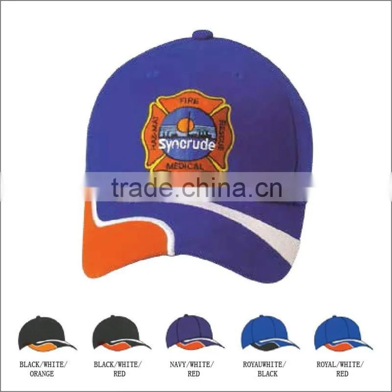 Contrast cotton twill sports caps