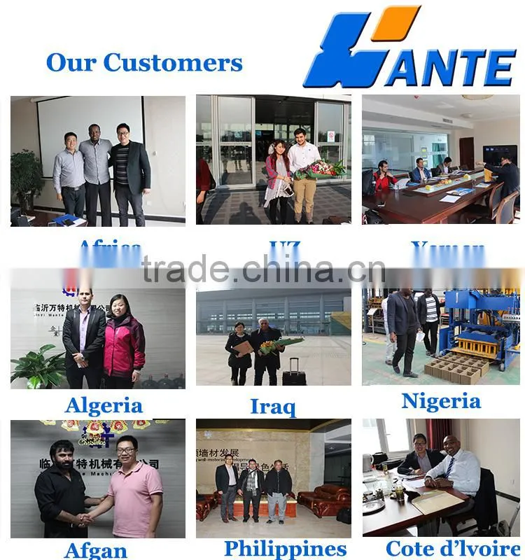 Cheap price QT4-25 Automatic stationary cement brick making machine