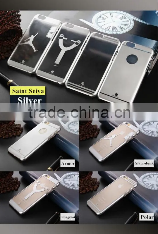 Saint Seiya series,environmental electroplating PC, For iphone 6/plus Style case cover,