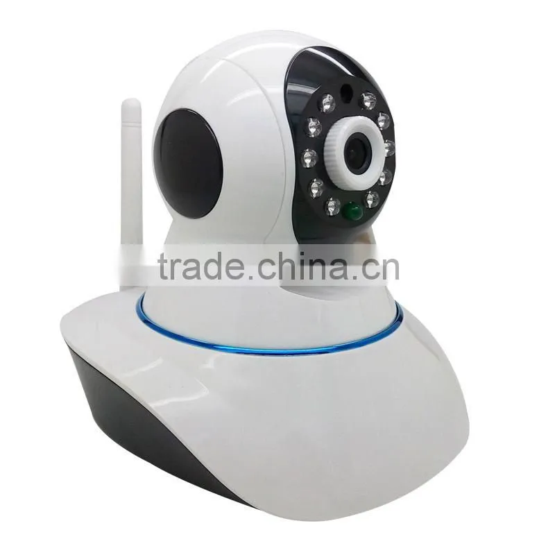 Wireless IP camera alarm system,support coding sensors via app