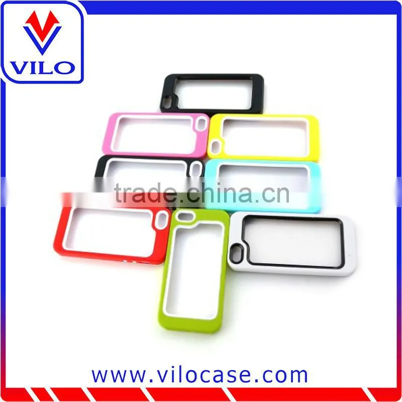 Custom design transparent kid proof mobile phone cover for nokia e5