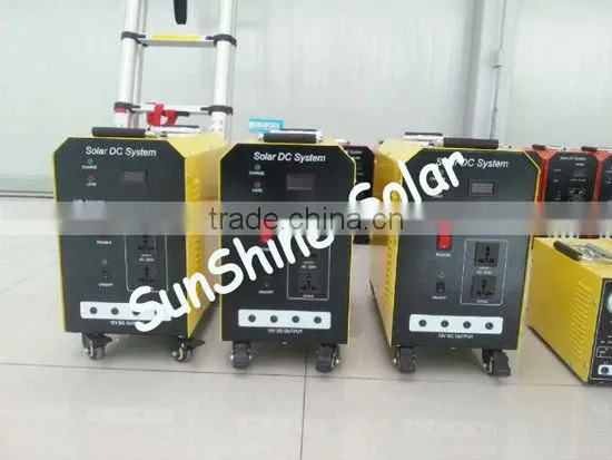 Off grid home portable solar system for lighting,computer,fan,fridge