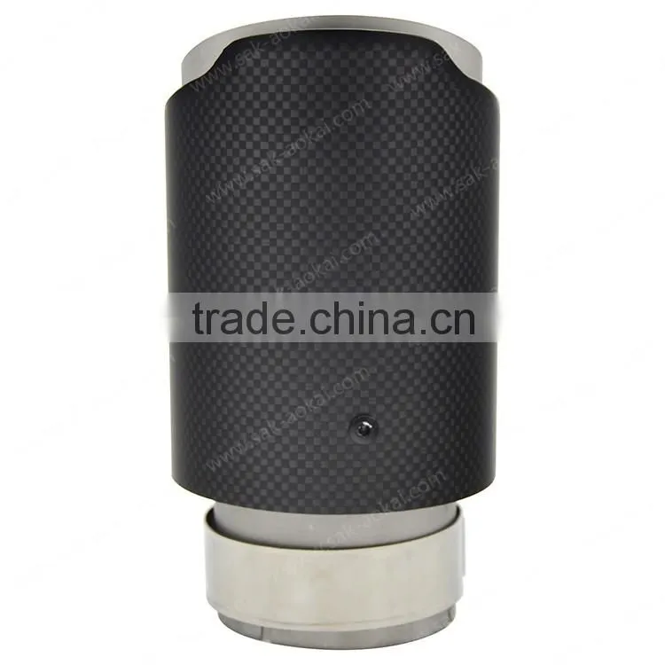 carbon fibre muffler tip stainless steel exhaust tip
