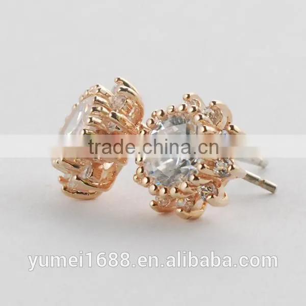 Latest Design Popular elegant style crystal earring