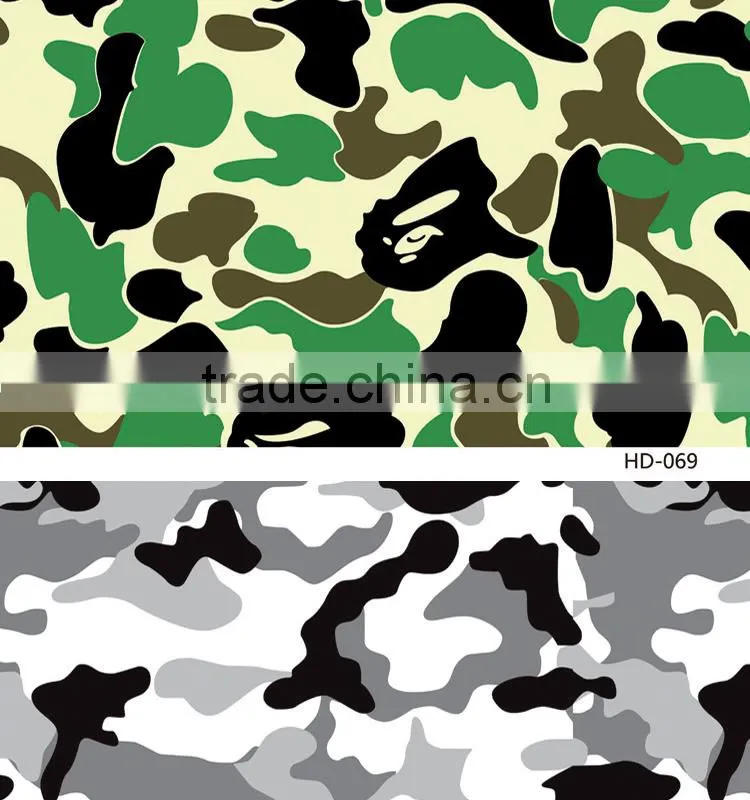 HD-064 Air Bubble Free Mild Auto Vinyl Bomb Car Body Sticker
