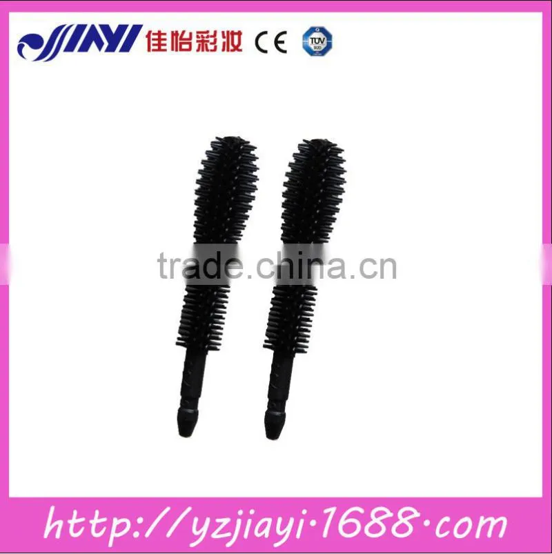 Plastic mascara brush head