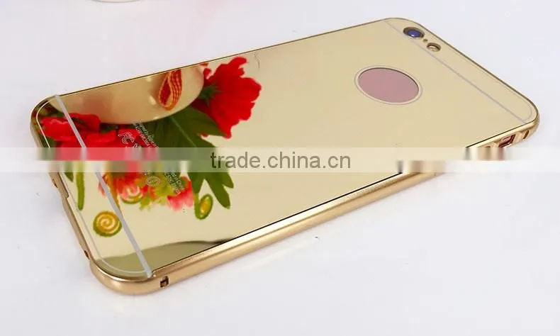 Hot Sale Mobile Phone Aluminum Mirror Case For IPhone 6s
