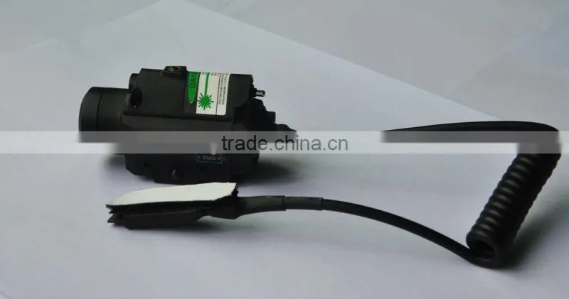 Tactical 300 Lumen LED Light plus green Laser Sight for gun