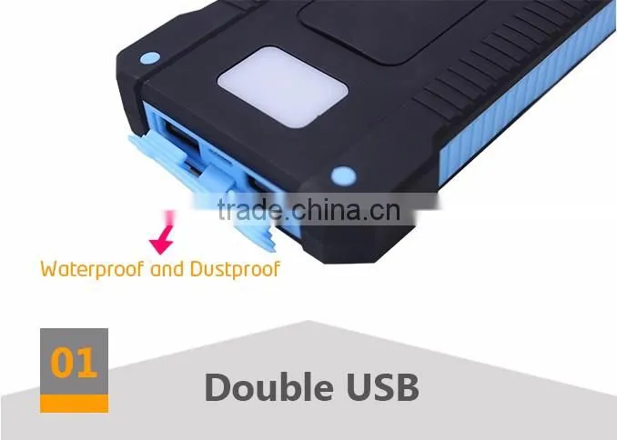 HC-S03 universal solar products smartphone charger solar power bank