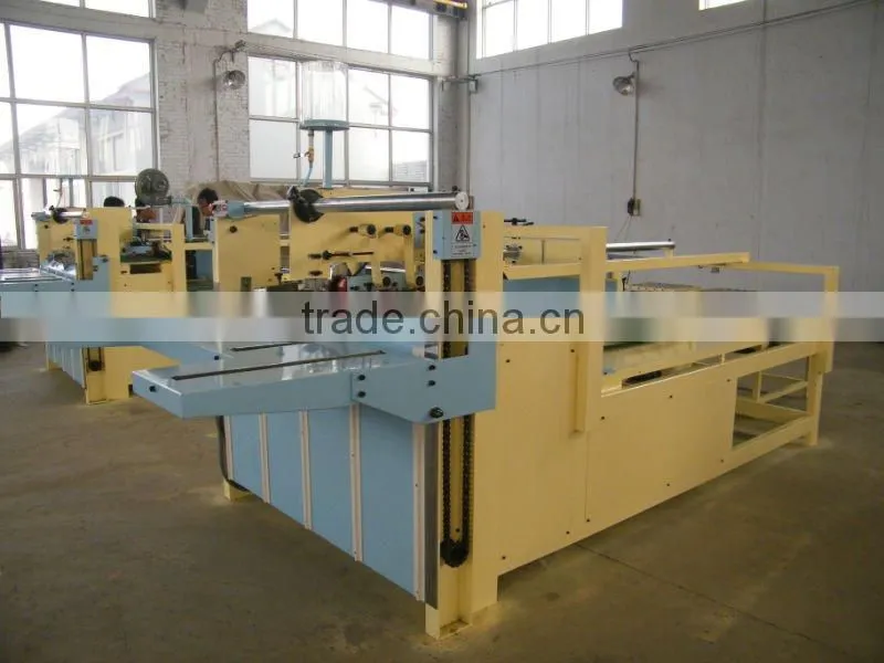 Manual folder gluer machine/Corrugated carton folding gluing machine
