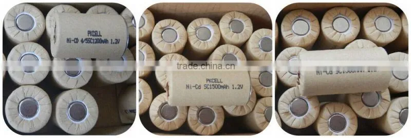 Cheap High Quality AA 800mAh 9.6V Nicd Battery Pack