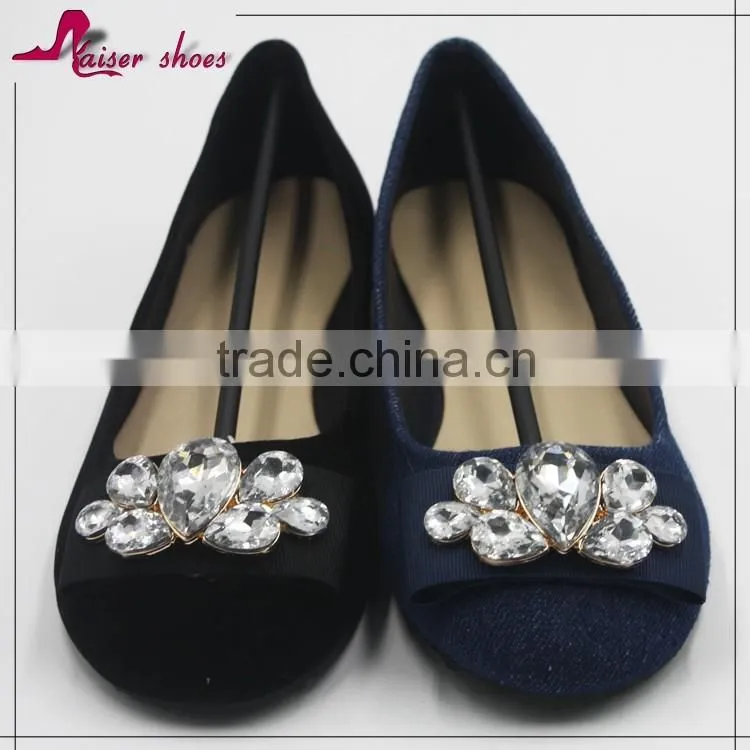 SSK16-261 Wholesale Casual Flat Women Shoes new design plain women shoes