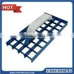 Low density orange masonry float with plastic handle