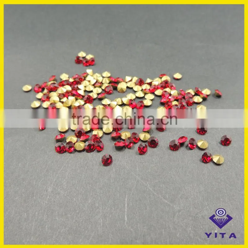 SS6.5-SS17 HYA point back glass round crystal rhinestone for wedding dress bulk buy from china