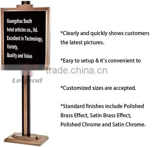 2015 hot sales Custom design advertising stand alone sign