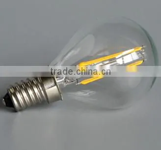 mini globe led ball bulb led filament G45 4w e14