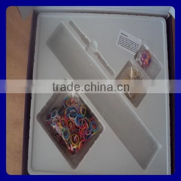 Wholease dropship wholesale loom band colorful silicone loom bands diy loom band kit candy toy