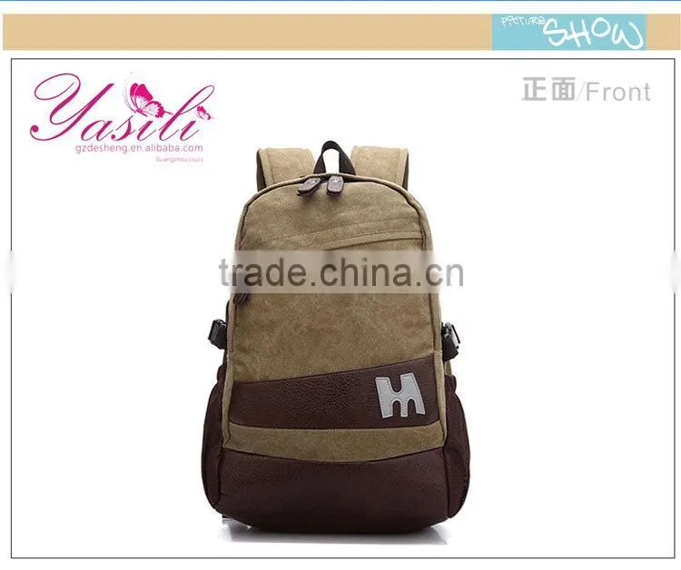 casual canvas bag,fashion korean canvas bags,leather trimmed canvas bag