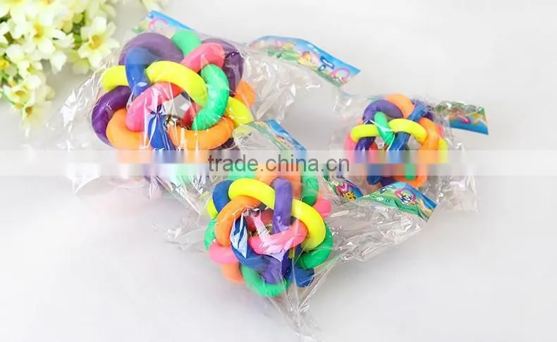 Factoryl wholesale Pastic Colour Small bell ball